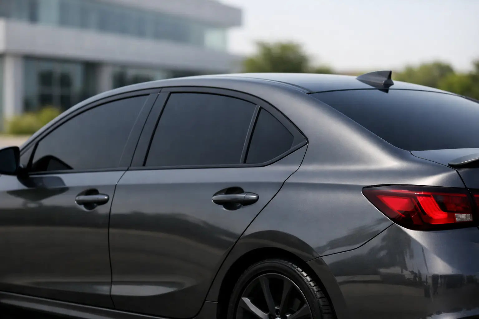 Non Reflective Charcoal Window Tint for Clean Looks