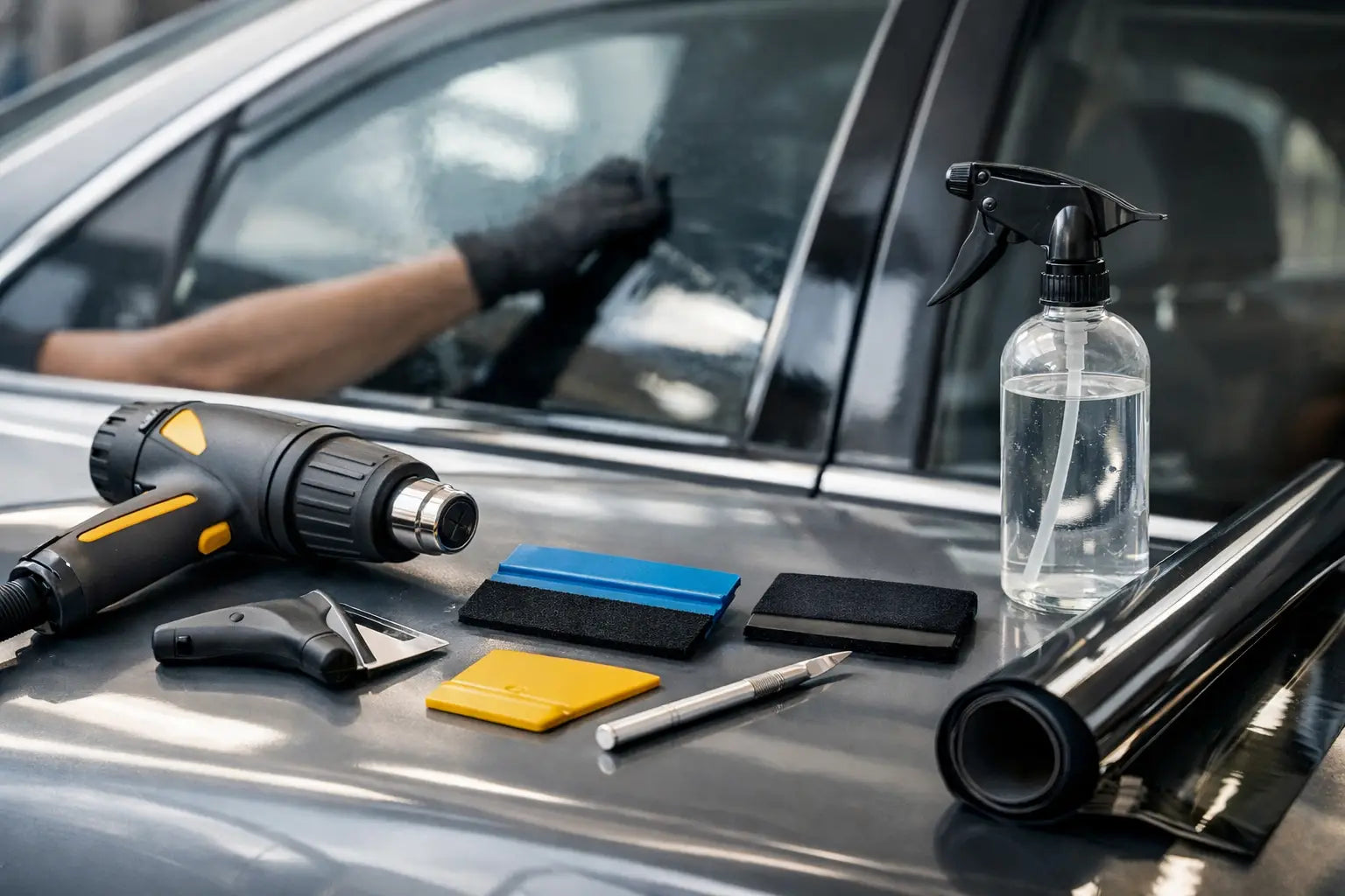 Window Tint Film Installation Tools That Pay Off