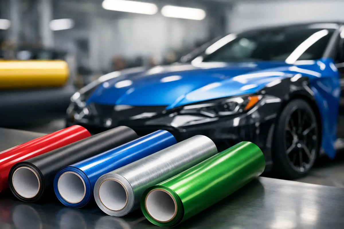 Automotive Vinyl Wrap Rolls That Work Hard