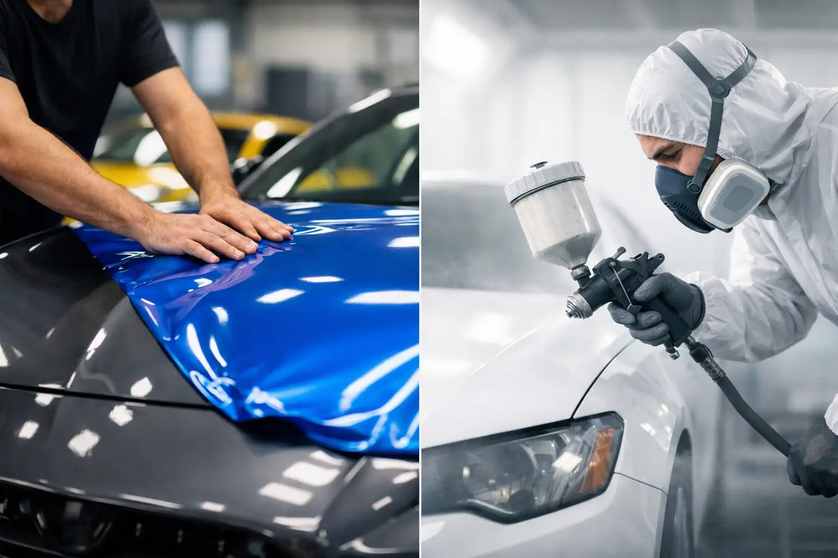 Vinyl Wrap Versus Paint for Professional Auto Shops