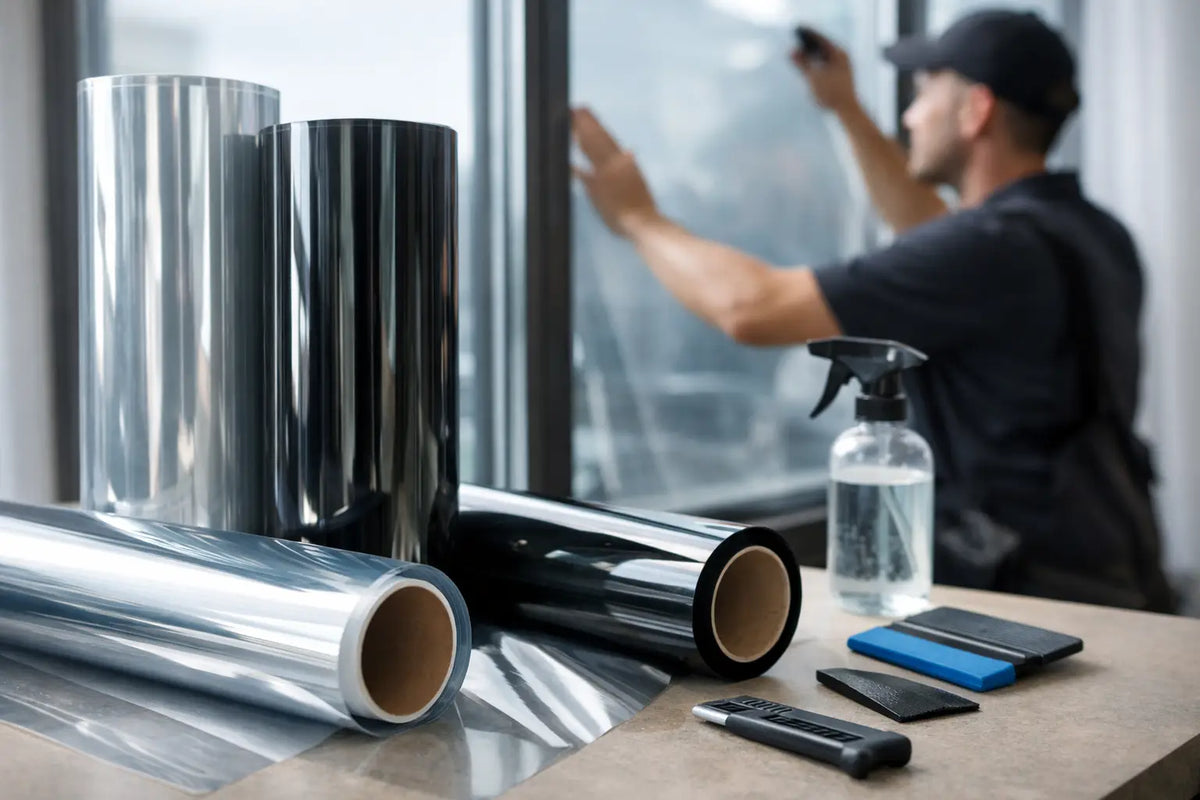 Security Window Film Rolls for Professional Jobs