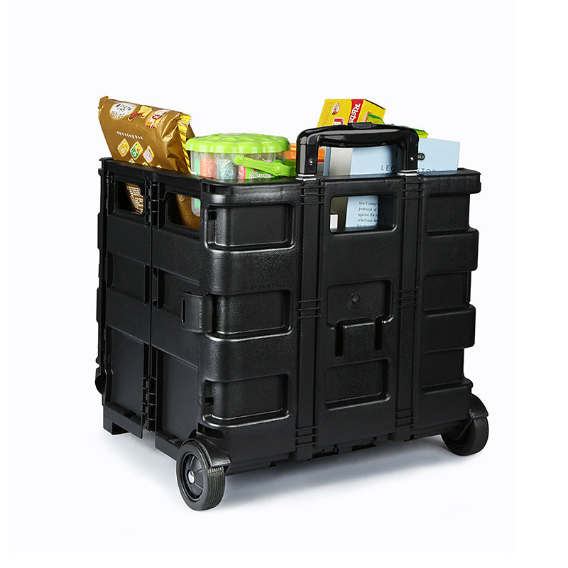 Car Trunk Organizer Storage Box with trolley handle