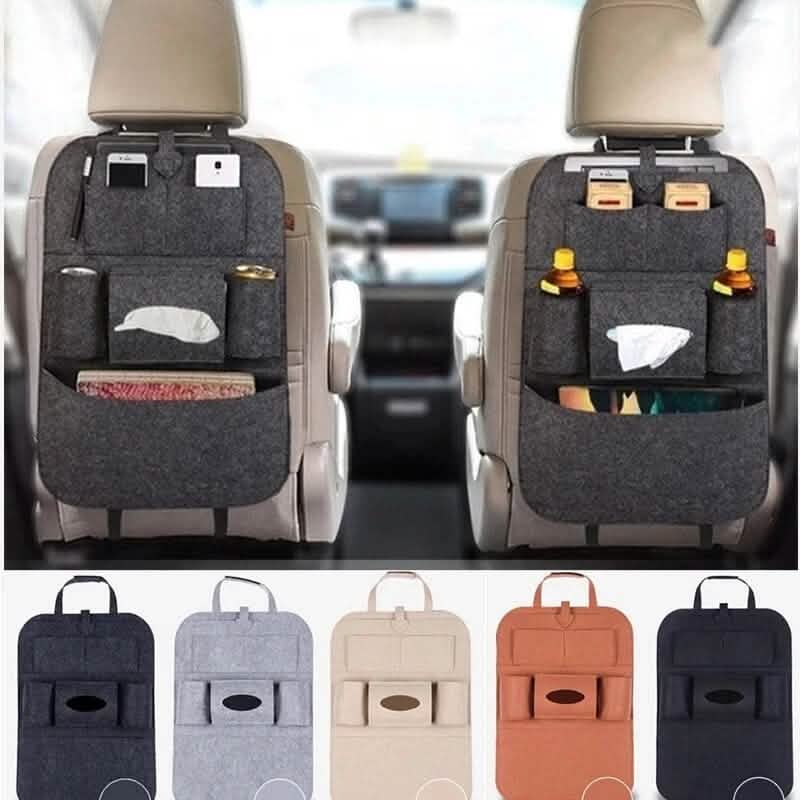 2-Pack Car Seat Back Storage Bag front view