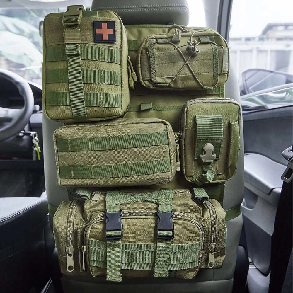 Tactical MOLLE Seat Organizer Full Set | Storage