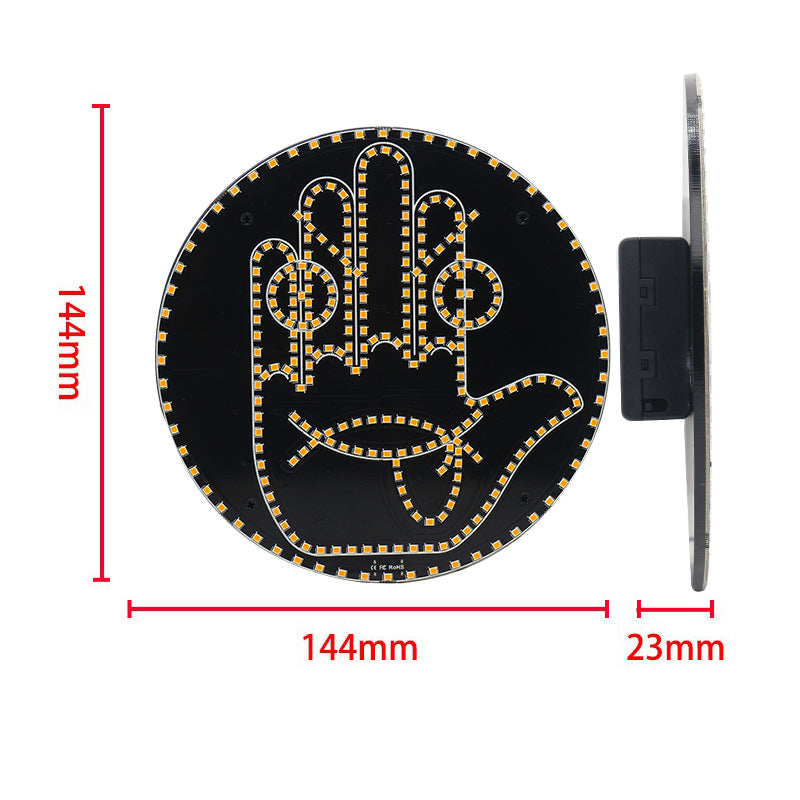 LED Car Emoji Display Sign with Remote Control