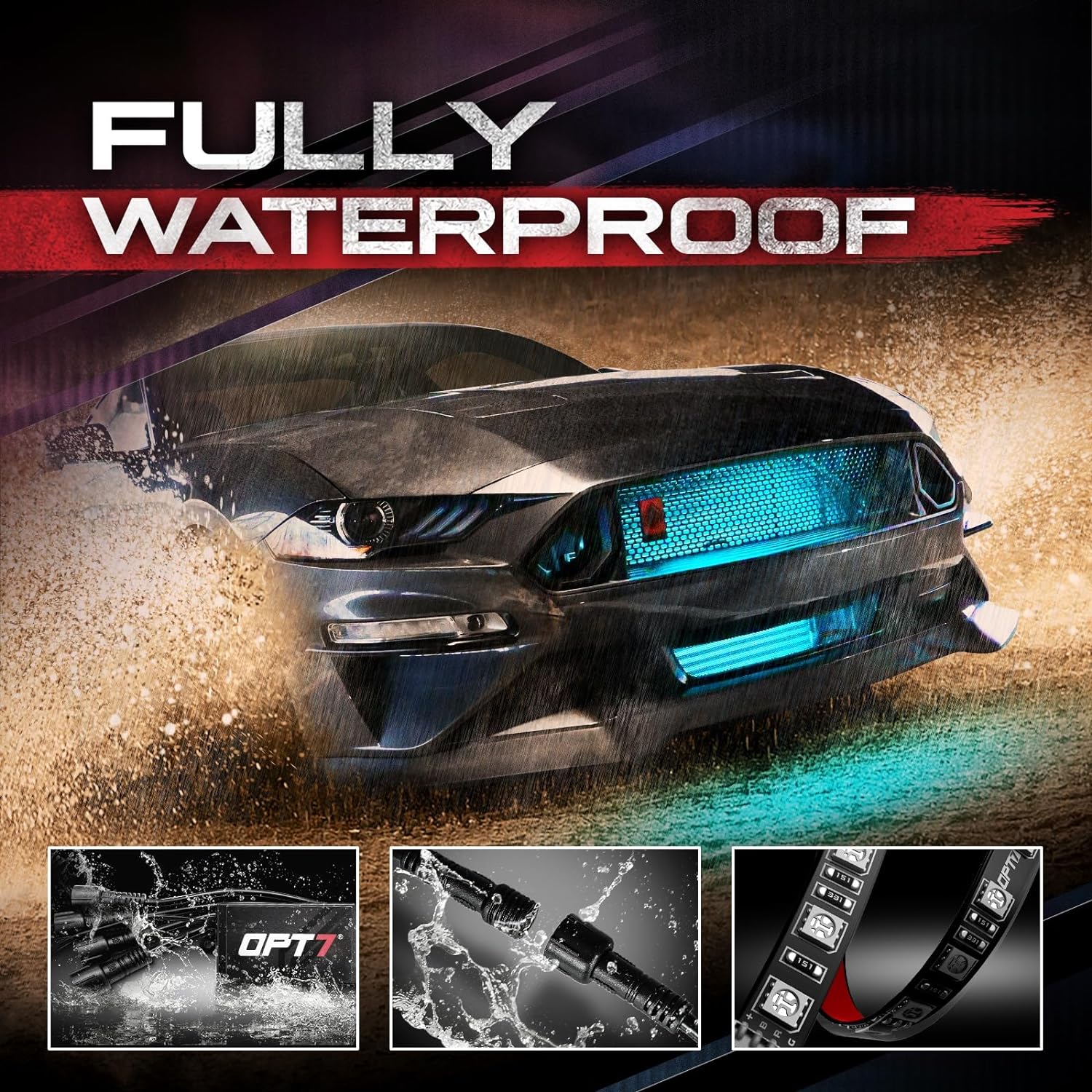 AURA LED Lighting Kit Bundle - Grille + Wheel Well + DreamColor Underglow - Remote Control