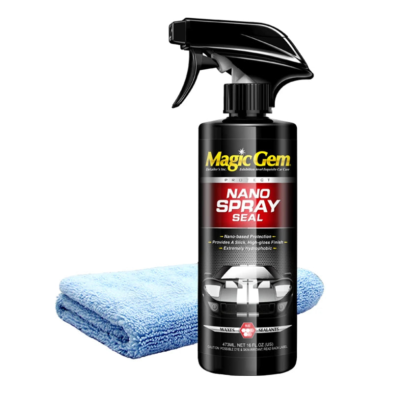 MAGIC GEM Ceramic Coating, 3 in 1 Car Wax Spray, Quick Gloss Auto Paint Protection