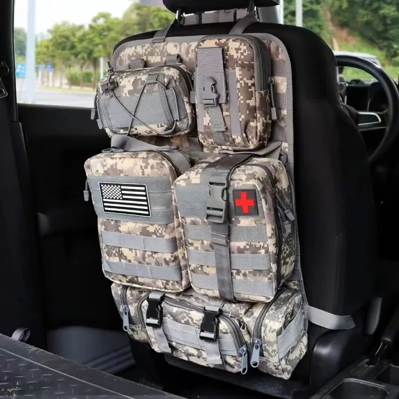 Tactical MOLLE Seat Organizer Full Set | Storage