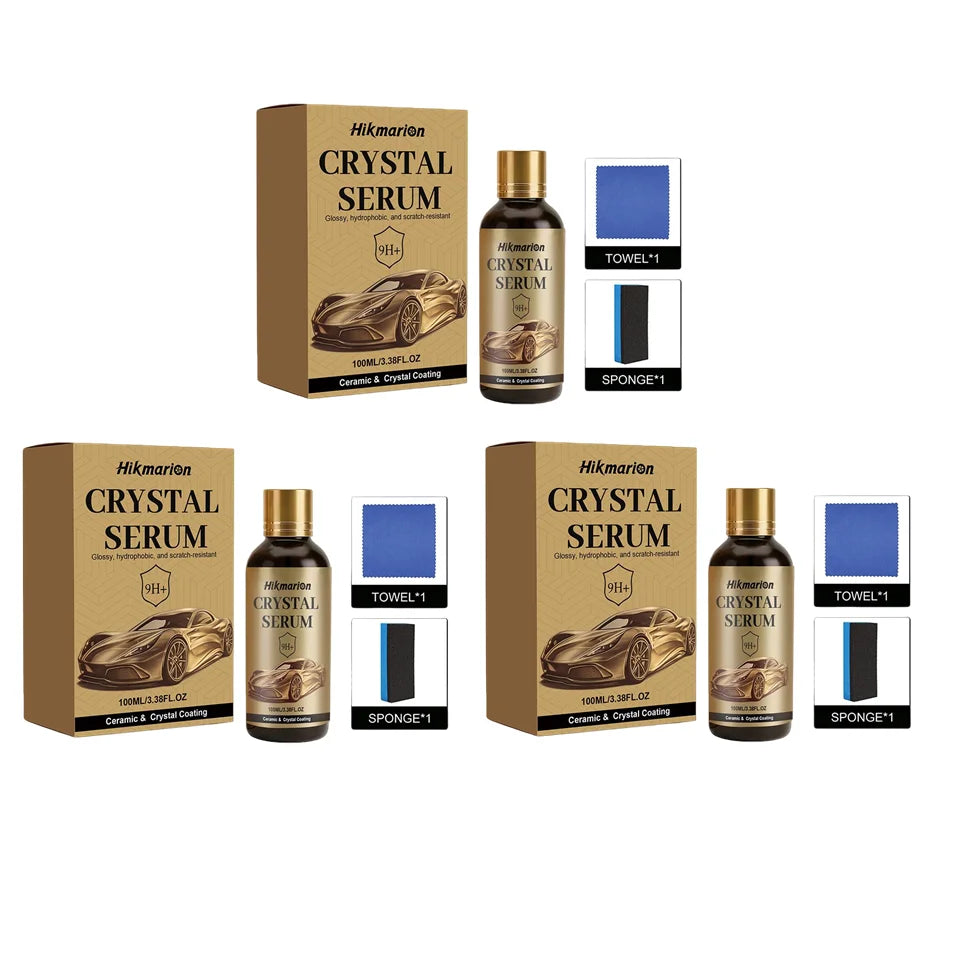 Ceramic Car Coating Kit, Auto Paint Crystal Plating, Gloss Enhancer, Anti-fouling Scratch Resistant, Hydrophobic Car Accessories