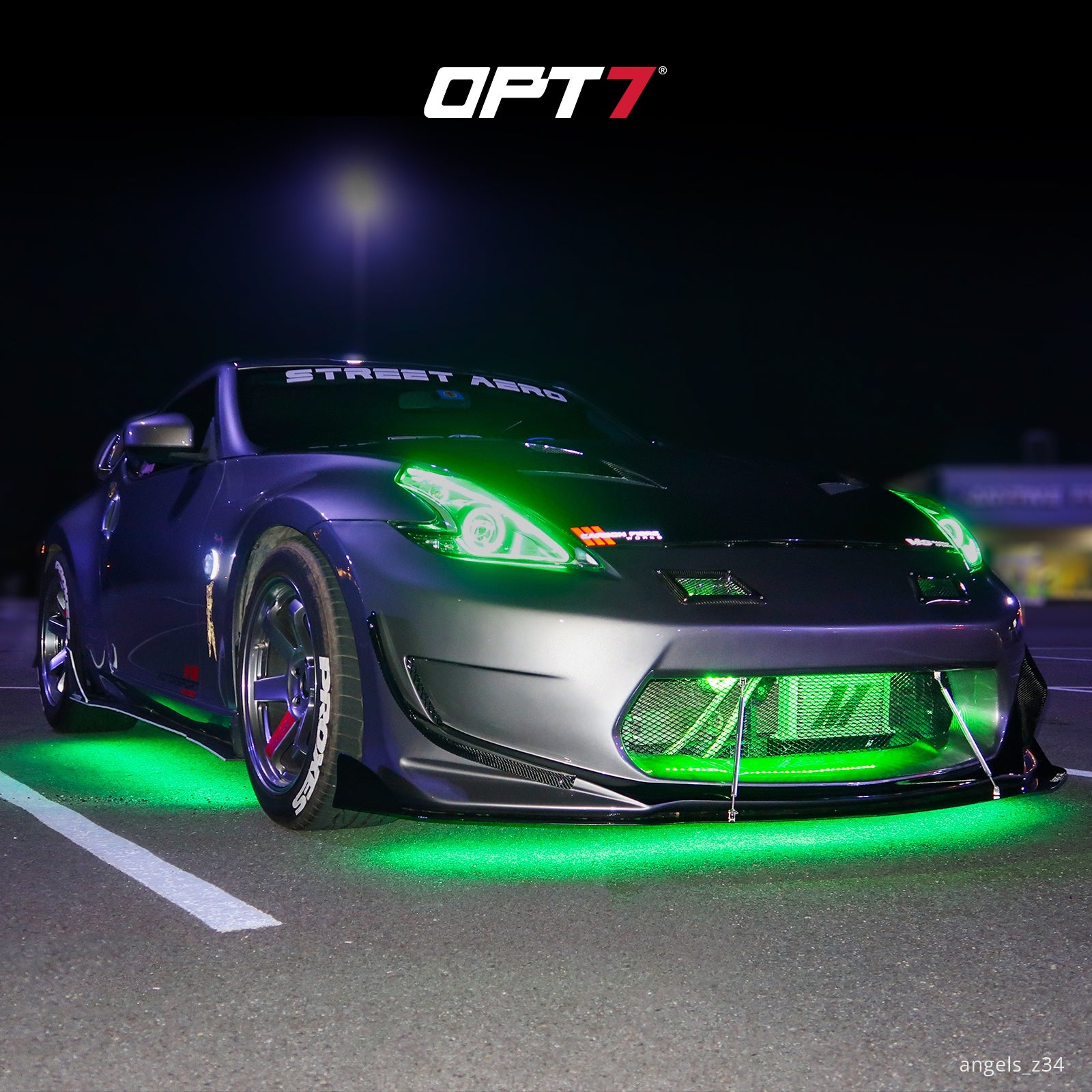 AURA PRO Exterior Pack Bundle (Grille LED Kit + Wheel Well Kit + DreamColor Underglow LED Kit) - Bluetooth  APP and Remote Controlled