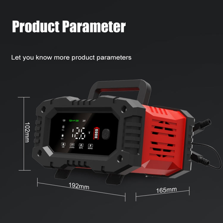 FOXSUR 12V / 24V 20A 300W Portable Car Smart Battery Charger (AU Plug)