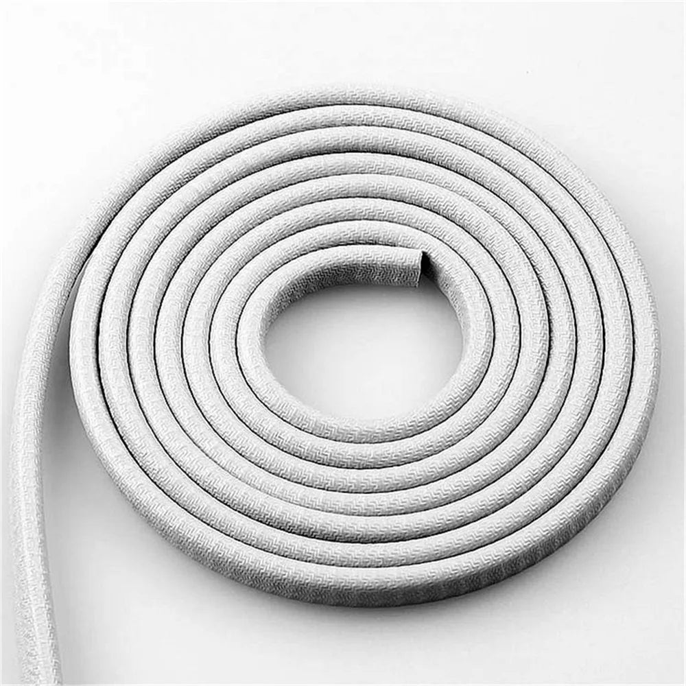 5M Car Door Anti Collision Strip with Steel Disc Bumper Trim Edge Scratch Protector Strip Sealing Guard Styling Car Decoration