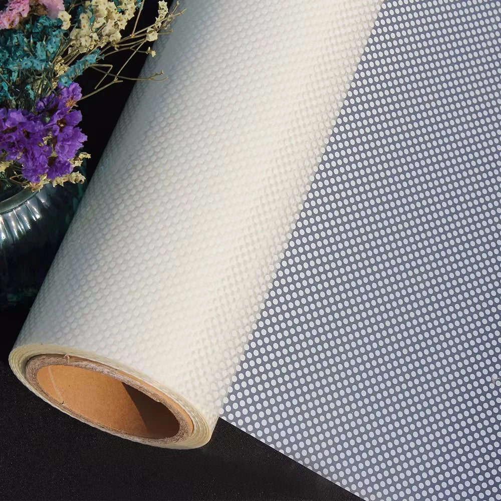 Dot Self Adhesive White Home Decoration Matt Frosted Window Film