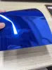 Chrome-plated Gold/Sliver/Blue/Red/Green PET Mirror Vinyl Car Wrap Film for Body Stretchable Anti-scratch UV Protection 1.52x17m
