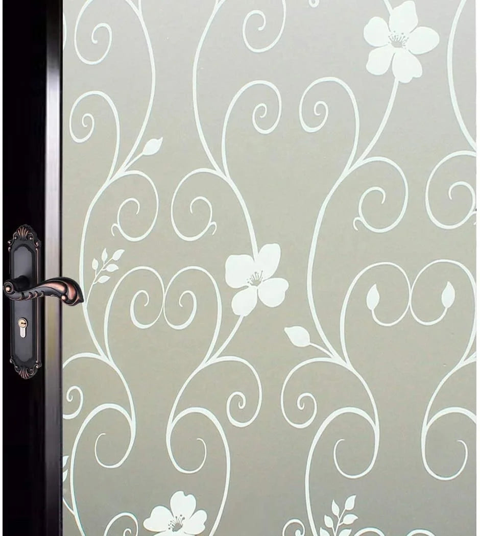 Frosted Opaque Window Film Adsorption Glass Stickers Window Door Privacy Film Living Room Bedroom Home Decoration PVC