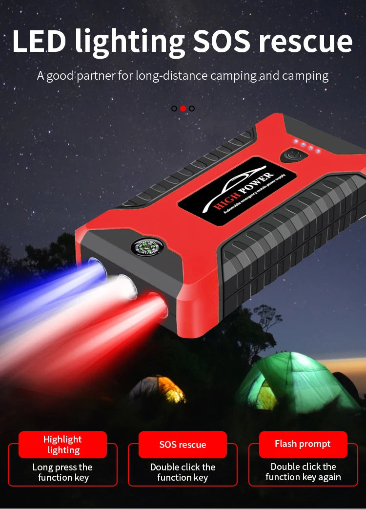 High quality Emergency start power supply 12V emergency start device battery charging equipment Outdoor power(model 29B )