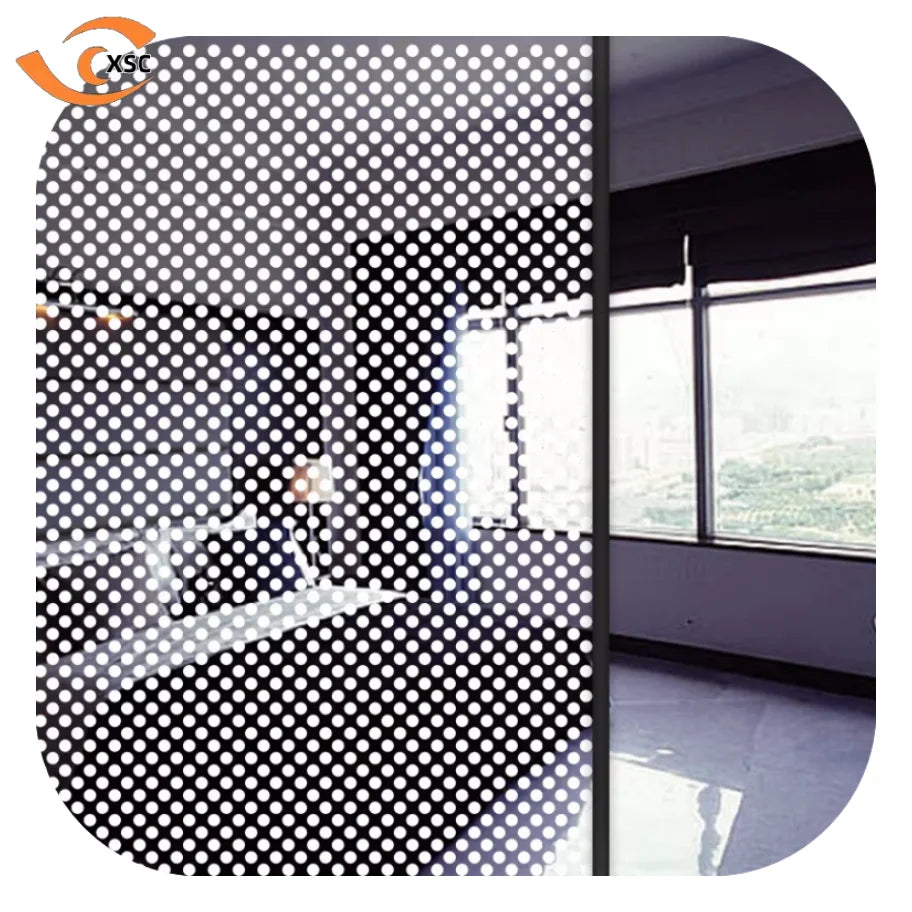 Dot Self Adhesive White Home Decoration Matt Frosted Window Film