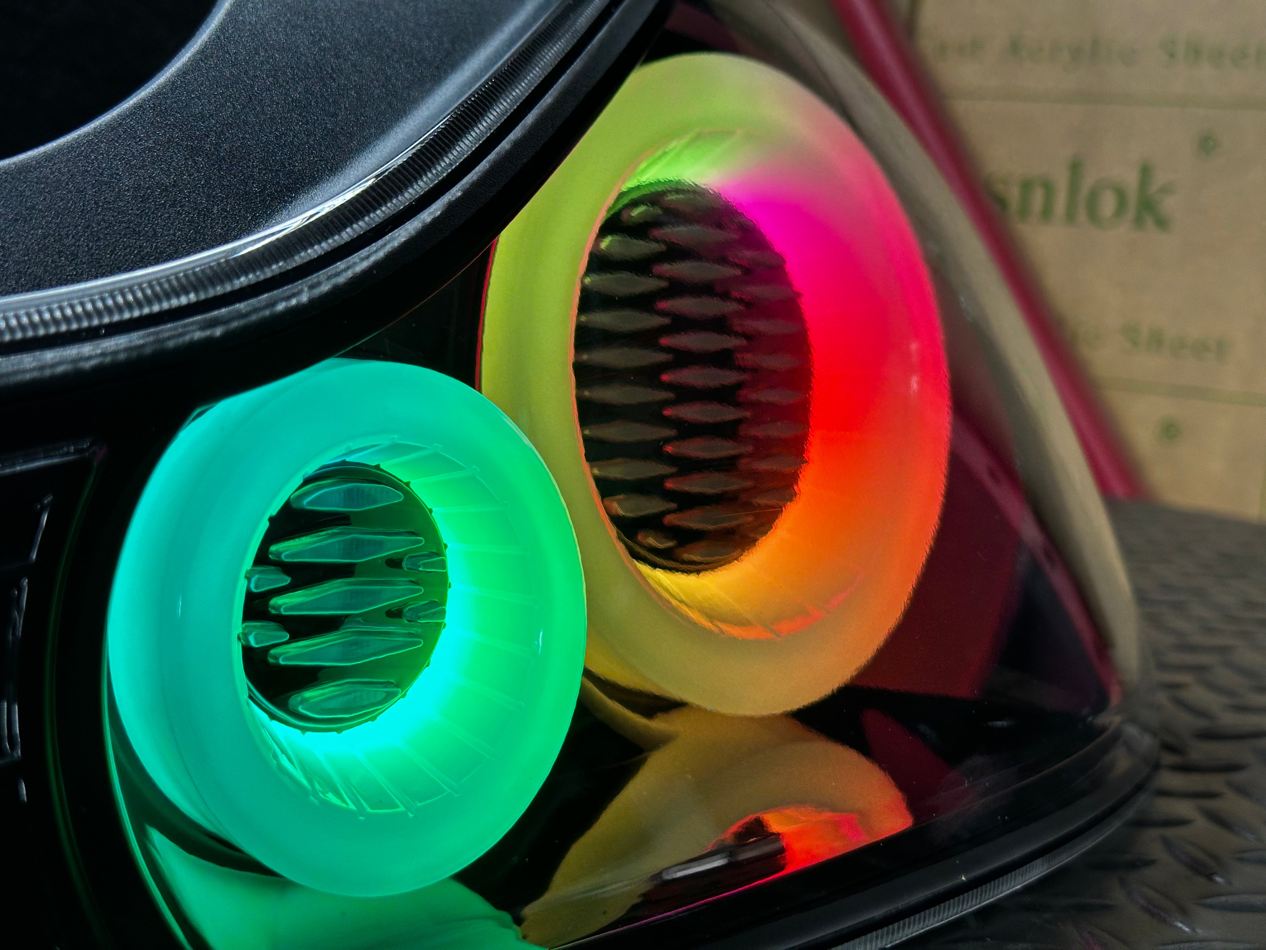 NTXGlow RGB Tail Lights (2008–2013 Infiniti G37 / 2014–2015 Q60 Coupe)