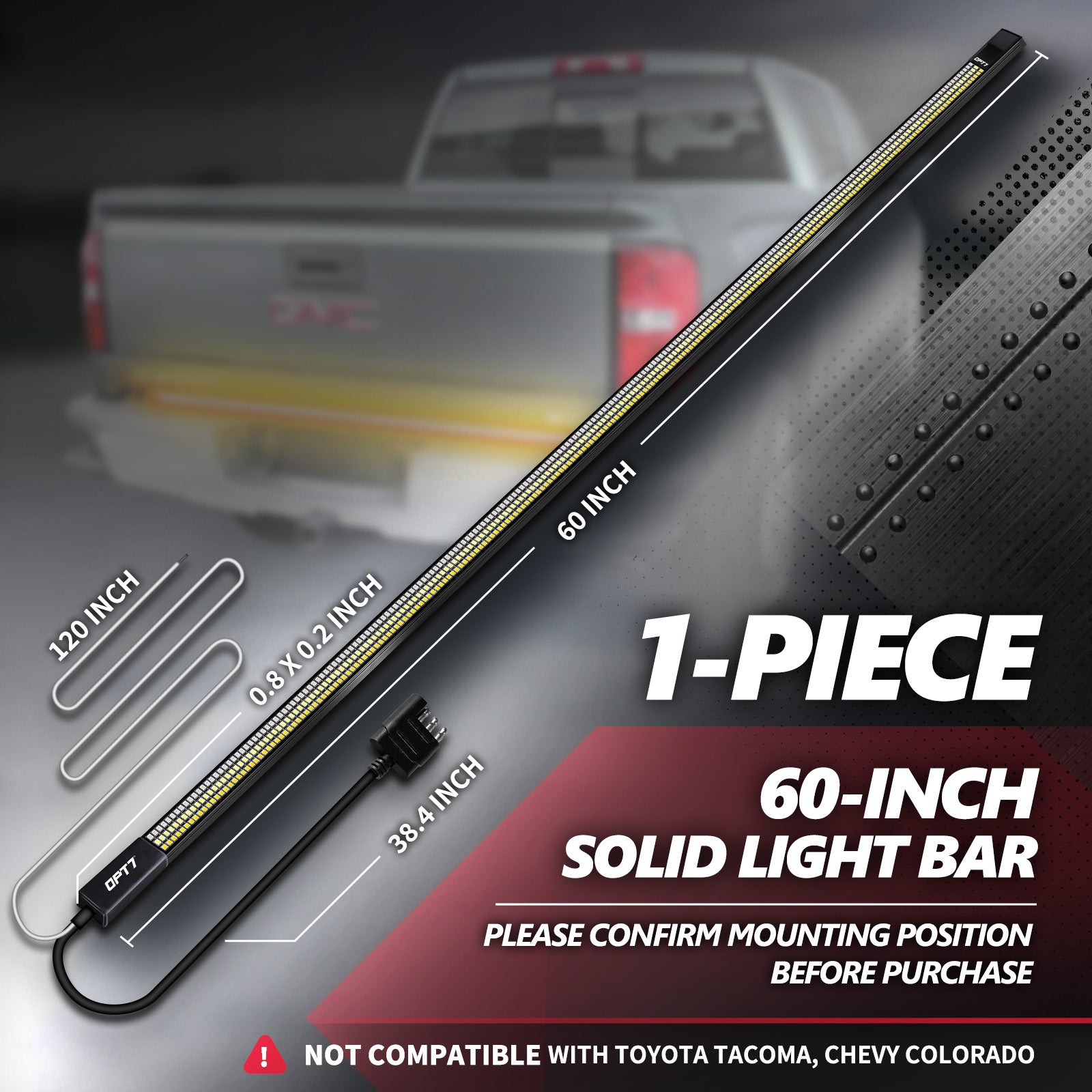 AURA PRO LED Lighting Kit for Truck Bundle (Grille LED Kit + DreamColor Underglow LED Kit - Bluetooth APP and Remote Controlled + Tailgate Triple Light Bar)
