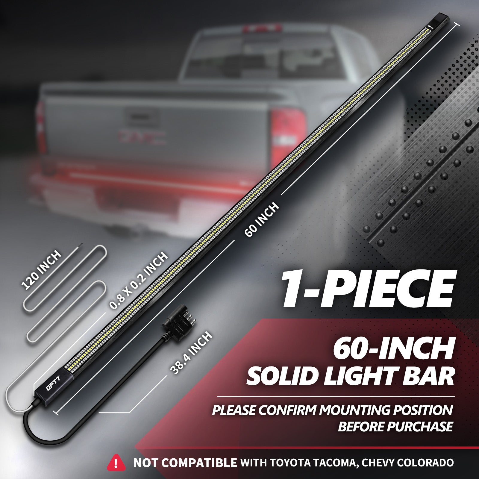 AURA LED Lighting Kit for Truck Bundle (DreamColor Underglow LED Kit - Remote Control + Tailgate Triple Light Bar + Sidekick LED Kit)