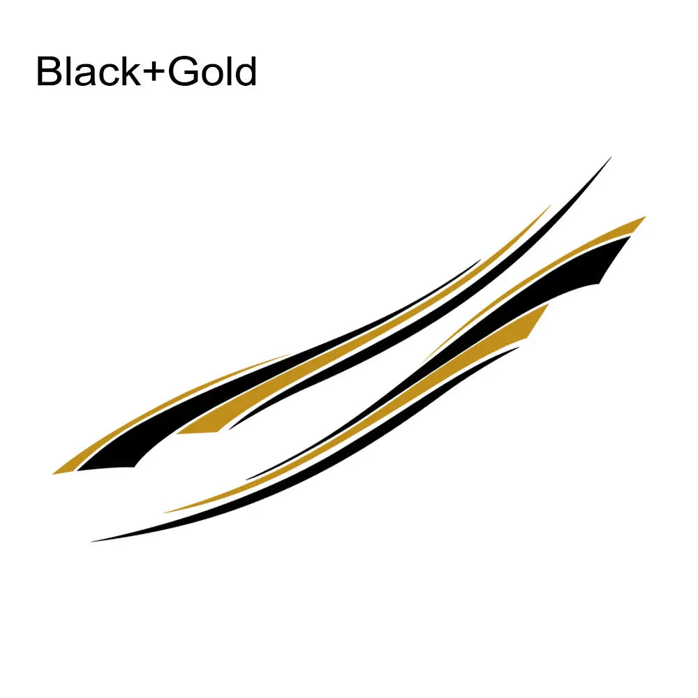 Car Stripes Decoration Sticker for Truck Boat Pontoon RV Trailer UTV Cart Vinyl Decal Stickers Graphics Auto Tuning Accessories