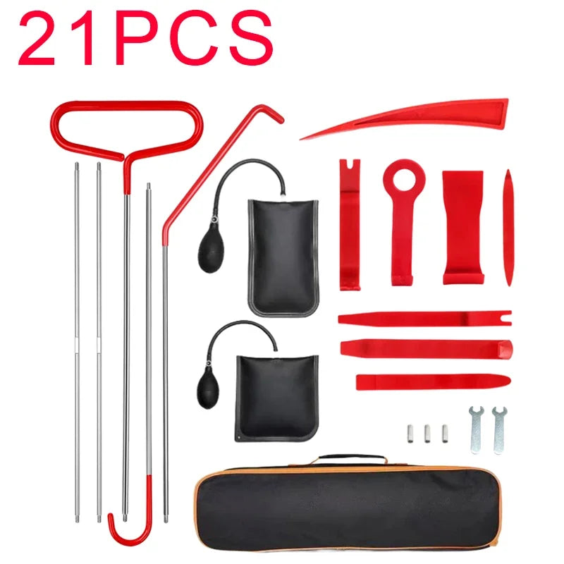 Car Window Door Emergency Open Key Lost Lock Out Unlock  Auto Tools Kit Air Wedge Bag Pump Open Unlock Kit for Car Truck