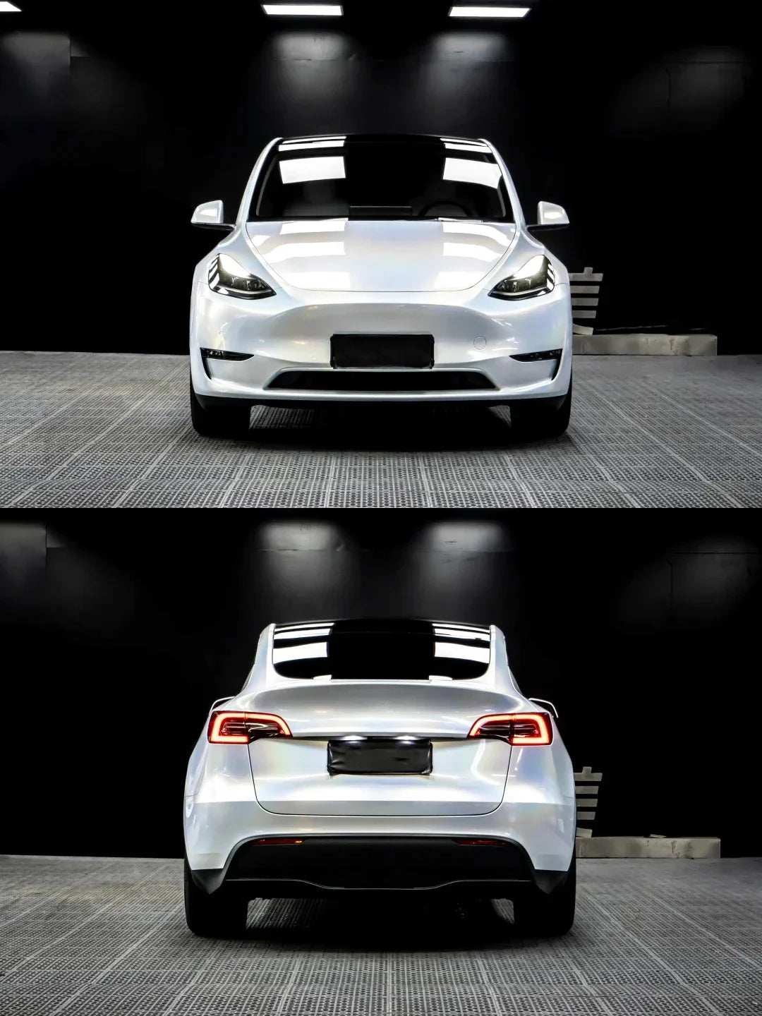 Highest Quality Glossy Rainbow Laser 5D Iridecence Laser White Vinyl Wrap Car Wrapping Film for Car Motorcycle Decor Accessories