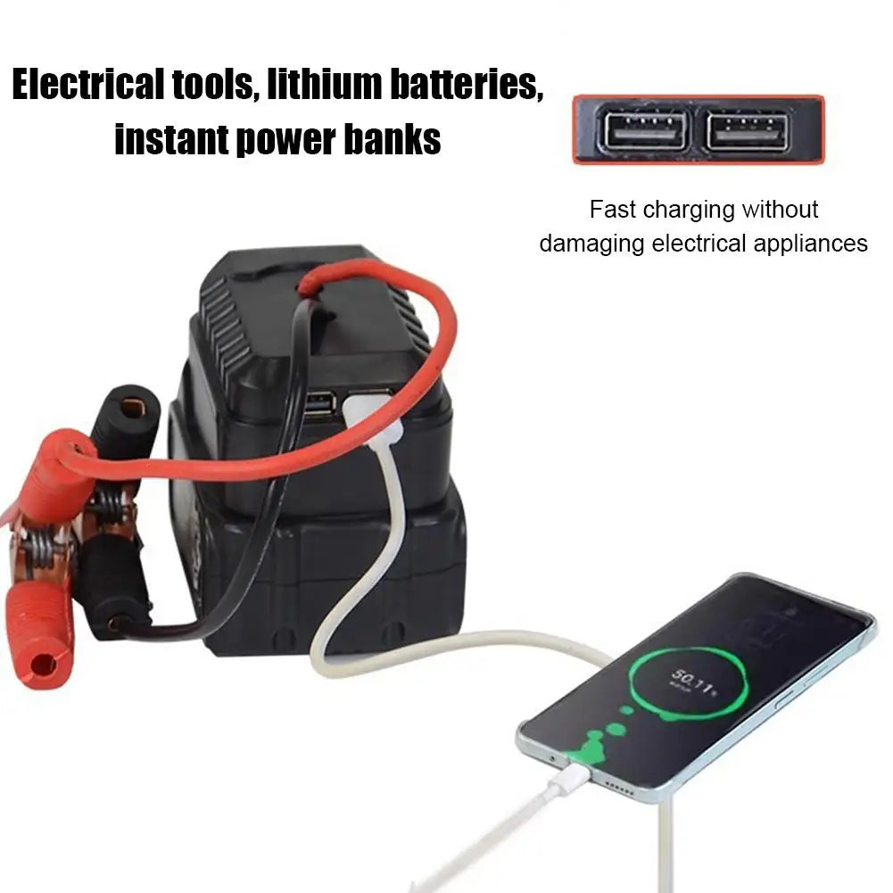 Car Emergency Starter for Makita Converter Charger Electric Wrench Grinder Electric Hammer Car Emergency Starter Car Accessories