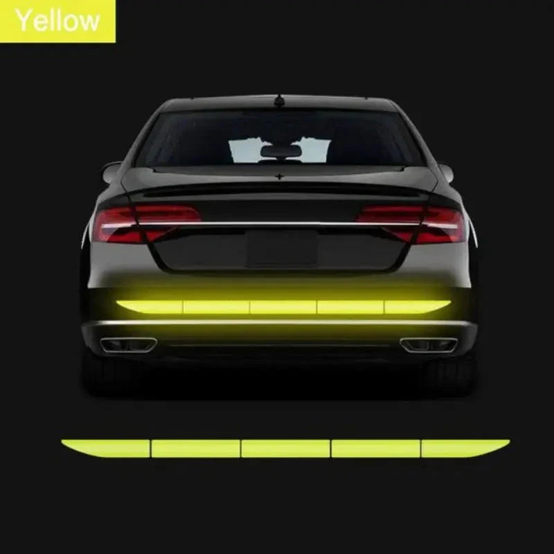 1 Set Reflective Warning Safety Tape - Car Trunk Anti-Collision, Add Protection For Your Vehicle