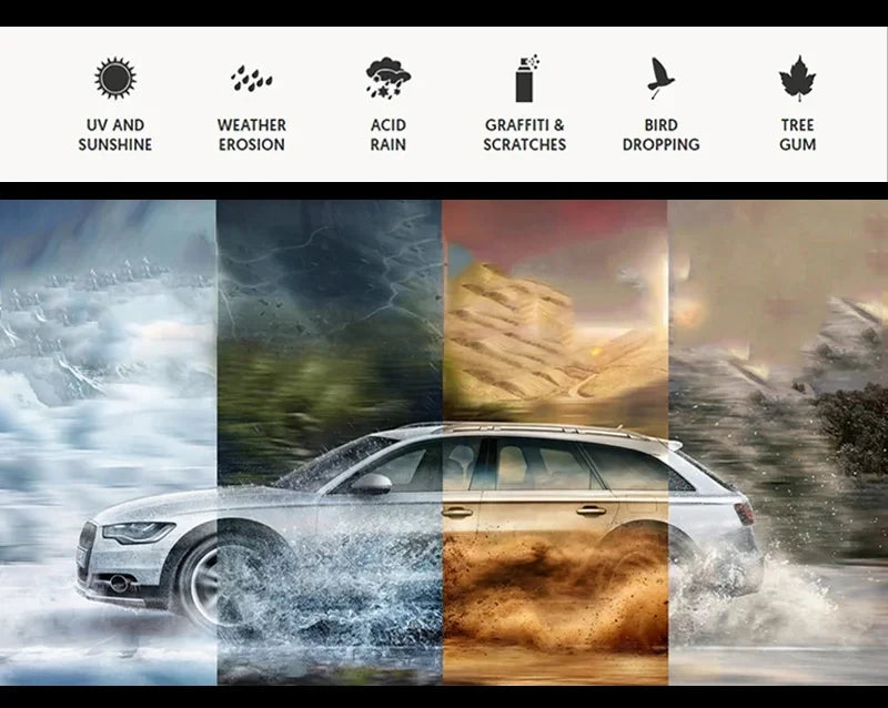 Ceramic Coating For Cars Paint Mirror Shine Crystal Wax Spray Nano Hydrophobic Anti-fouling Auto Detailing Car Cleaning Product