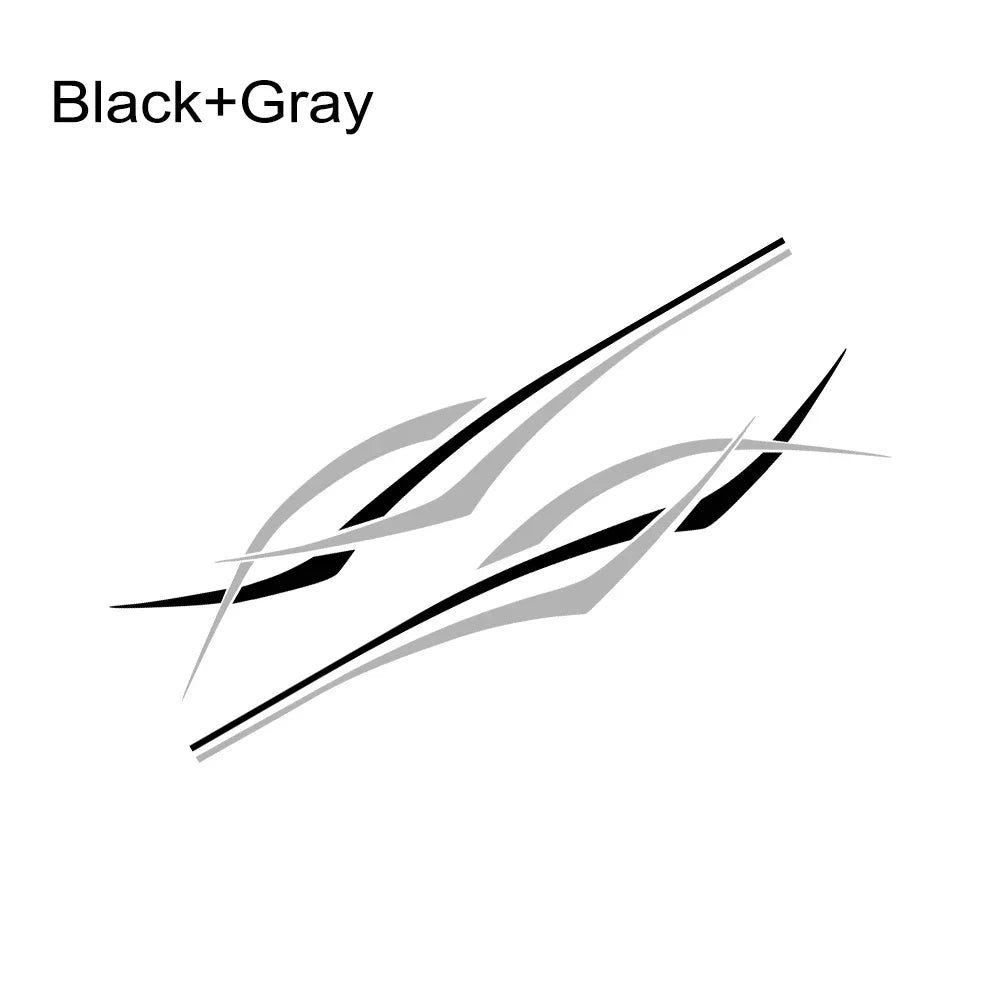 Car Stripes Styling Sticker Vinyl Decor Decal For Cars SUV Van Camper Pickup Truck RV Motorhome Cargo Auto Tuning Accessories