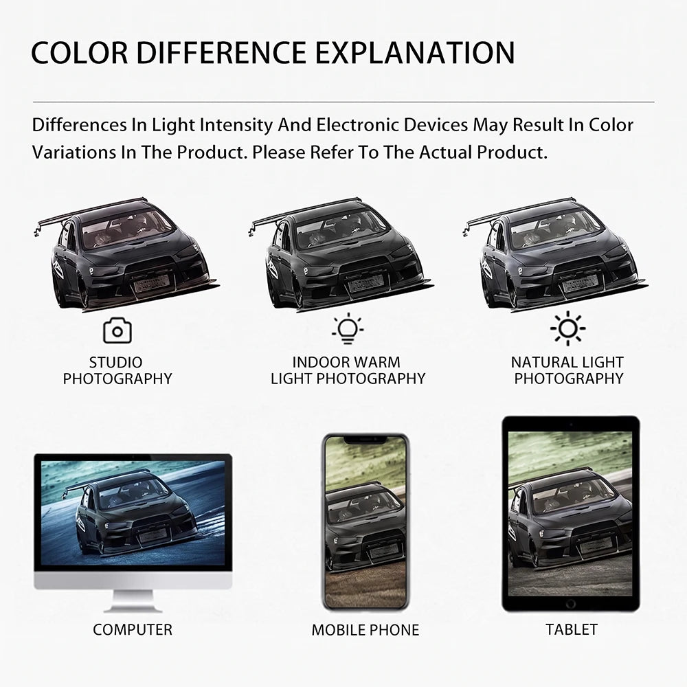 Glossy Black Car Wrapping Vinyl Wrap Film Sticker Roll Bubble Free Air Release Vehicle Motocycle Decal Auto Tuning Accessories