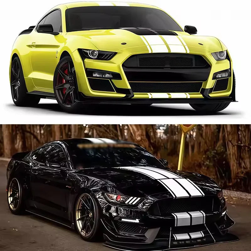 Stripe Car Decals Waterproof Stickers Durable for DIY Auto Hoods and Body Modified Car Accessories Decoration