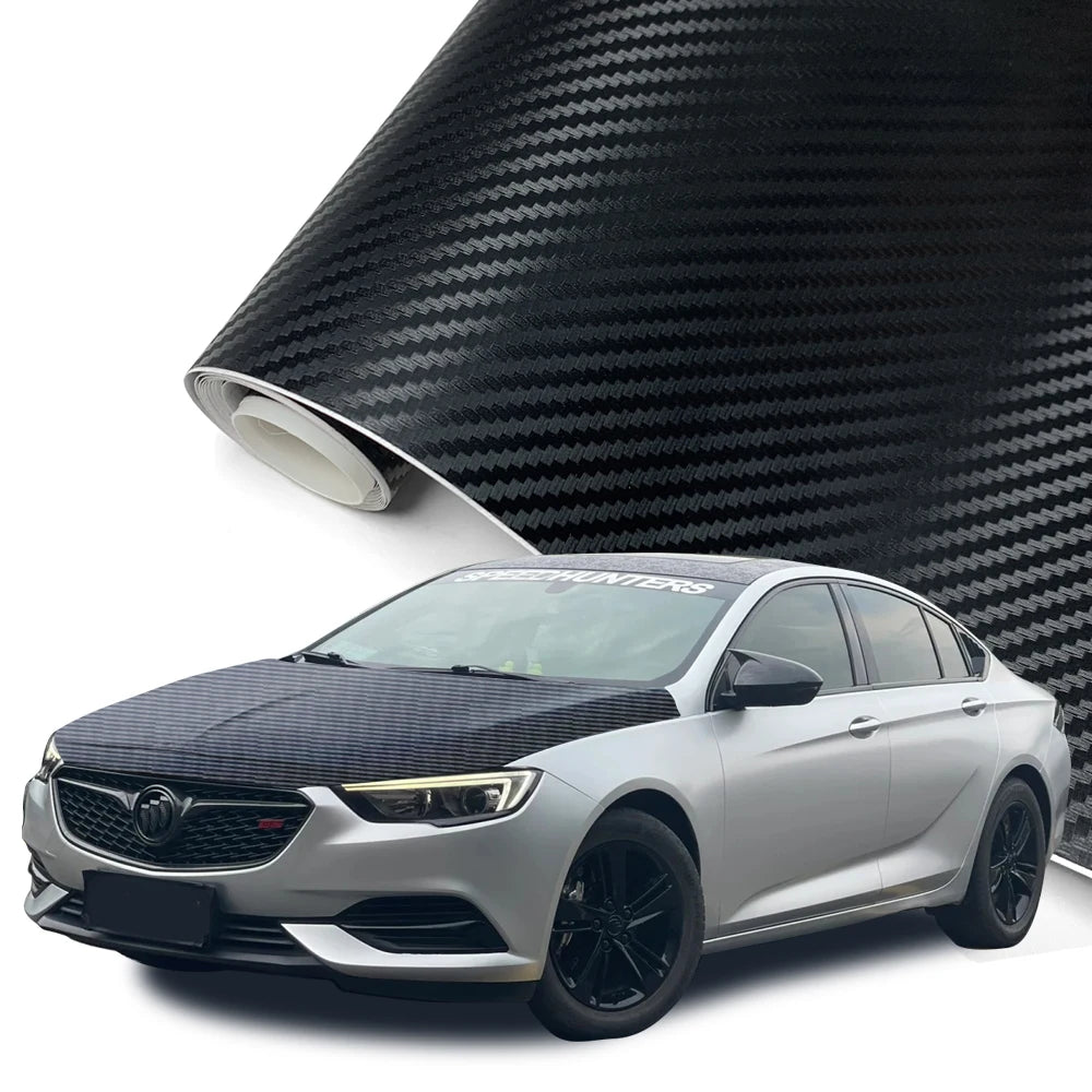 Carbon Fiber Vinyl Wrap 150X300CM Car Styling Wrapping Sheet Roll Film for DIY Automobiles Roof Hood Customizable Car Sticker