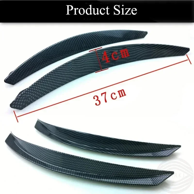 1 Pair for Car Wheel Eyebrow Bumper Anti-collision Strip Fender Arch Decoration with Decoration Sticker Protection Sticke