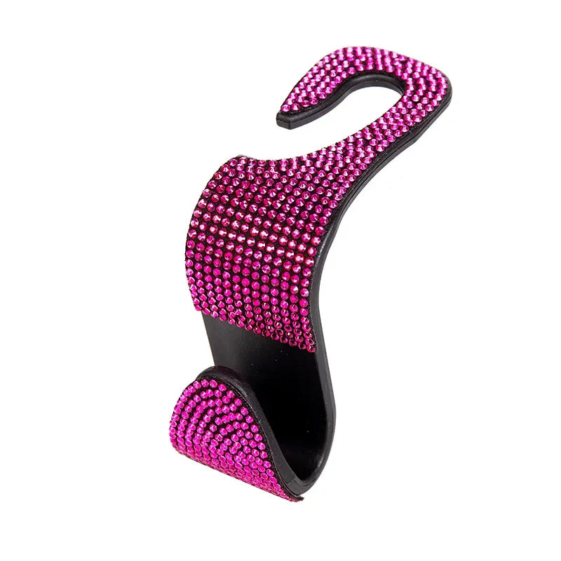 Rhinestone Car Seat Back Hook sparkling crystal design