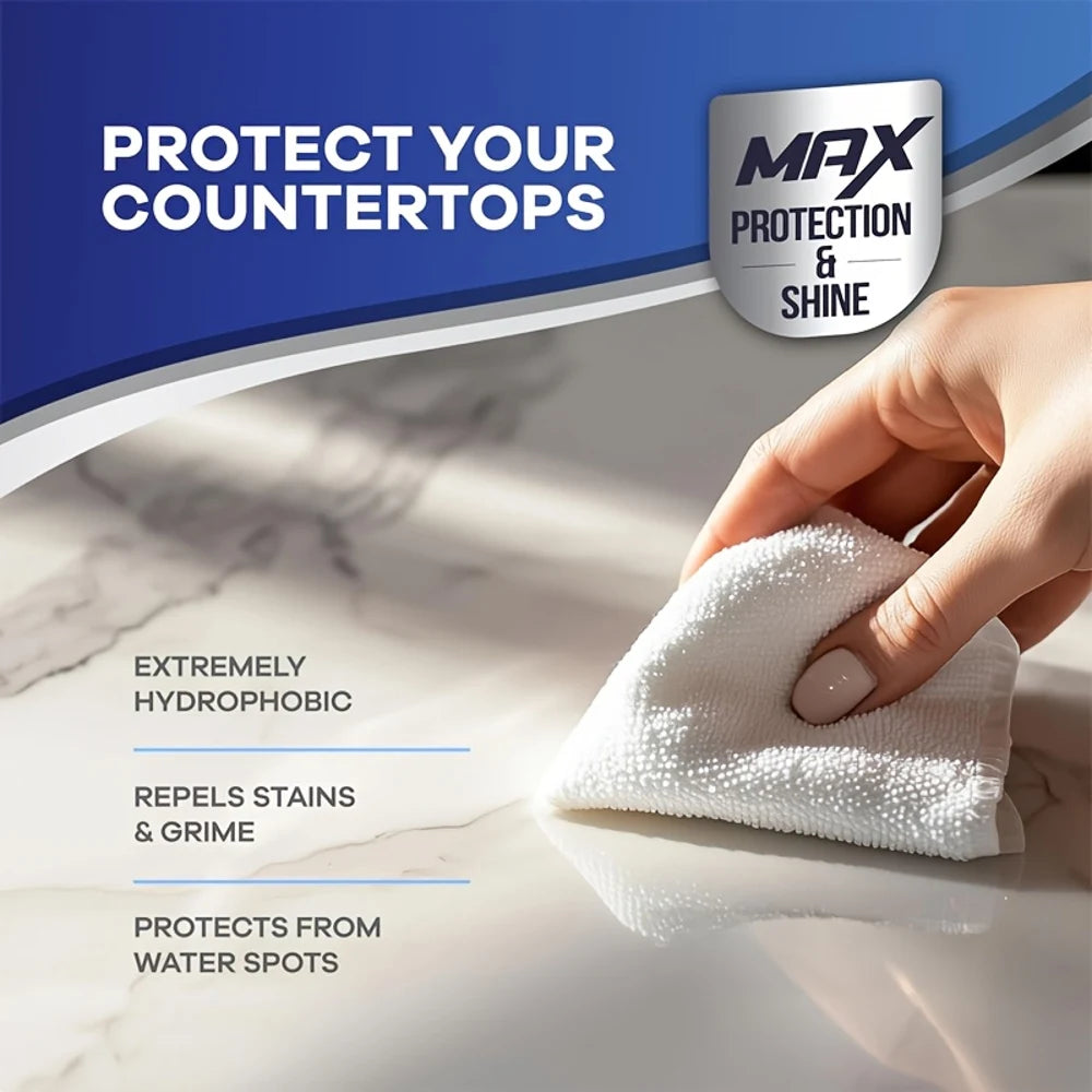 Home Ceramic Coating for Stainless Steel - Shine, Seal & Protect Kitchen & Bath Surfaces - High Shine - Prevents Fingerprints on