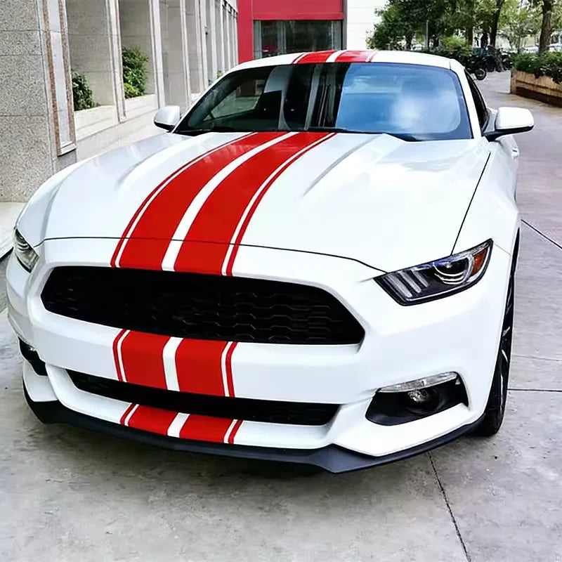 Stripe Car Decals Waterproof Stickers Durable for DIY Auto Hoods and Body Modified Car Accessories Decoration