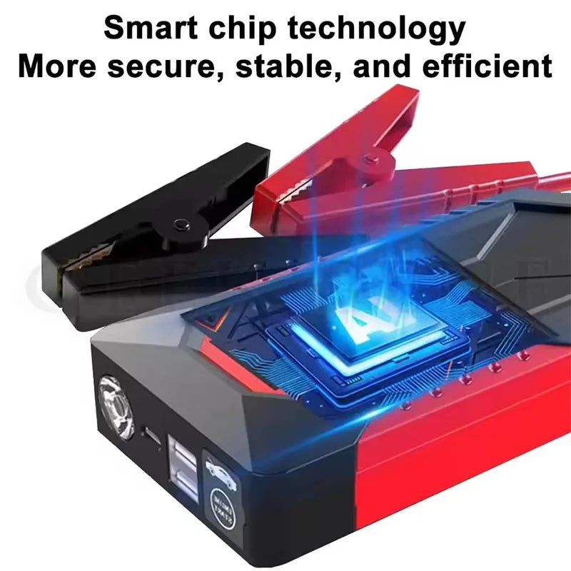 Compact Car Jump Starter Power Bank Emergency Start Device for Petrol & Diesel Daily Vehicles Auto Car Battery Charger