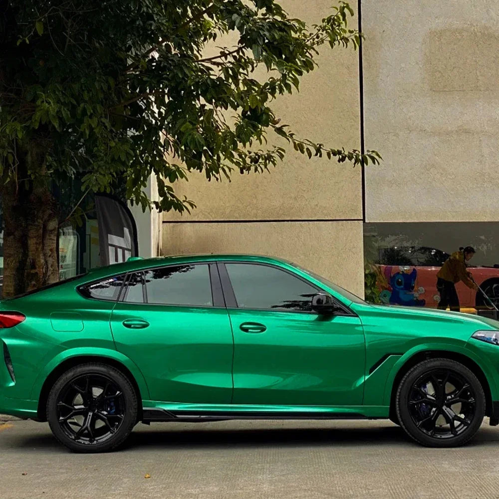 Car Sticker Wrap Vinyl Film Isle of Man Green PET Bubble Free Wrapping Film Car Accessories Auto Decals Interior Exterior