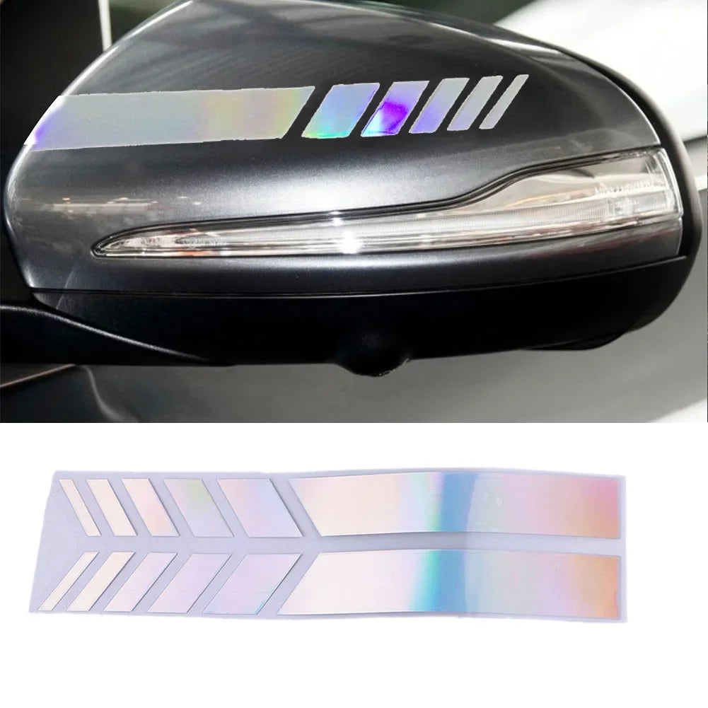 Car Stickers Reflective Flim Stripes Creative Decals Decoration For Motorcycles Rearview Mirrors Auto Tuning Styling