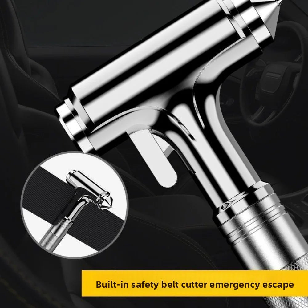 New Car Window Breaker Emergency Escape Tool with Seat Belt Cutter Carbon Steel Life-Saving Car Tool HotCar Safety Hammer