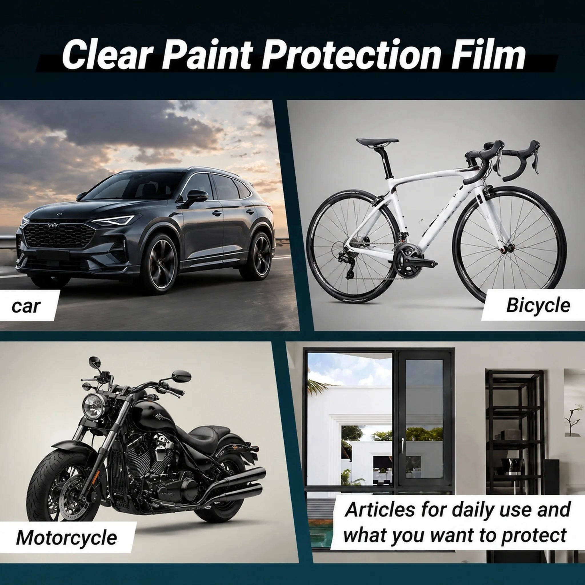 PPF Paint Protection Film Clear TPH Car Vinyl Wrap Anti Scratch Self Healing Waterproof Invisible Car Body Protective Stickers