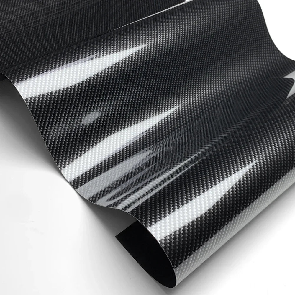 Carbon Fiber Vinyl Wrap 150X300CM Car Styling Wrapping Sheet Roll Film for DIY Automobiles Roof Hood Customizable Car Sticker