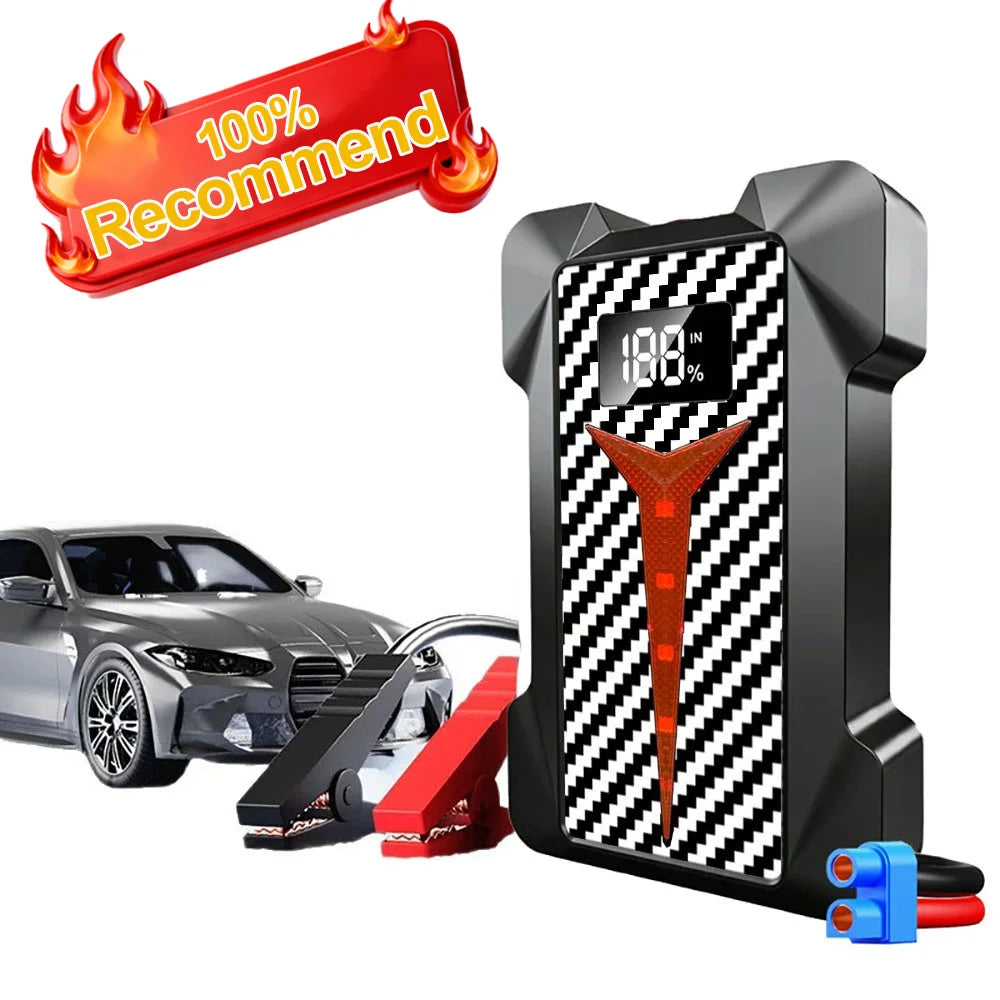 Compact Car Jump Starter Power Bank Emergency Start Device for Petrol & Diesel Daily Vehicles Auto Car Battery Charger