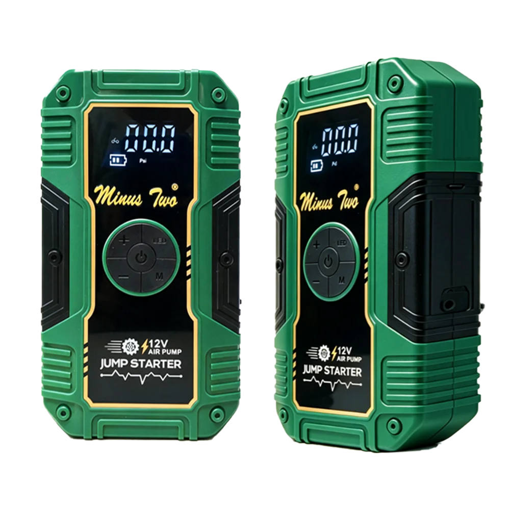 Emergency Startup Power Source - Integrated Unit for Car Air Pump and Vehicle Battery Strong Start Jumper Battery Power Tool - I