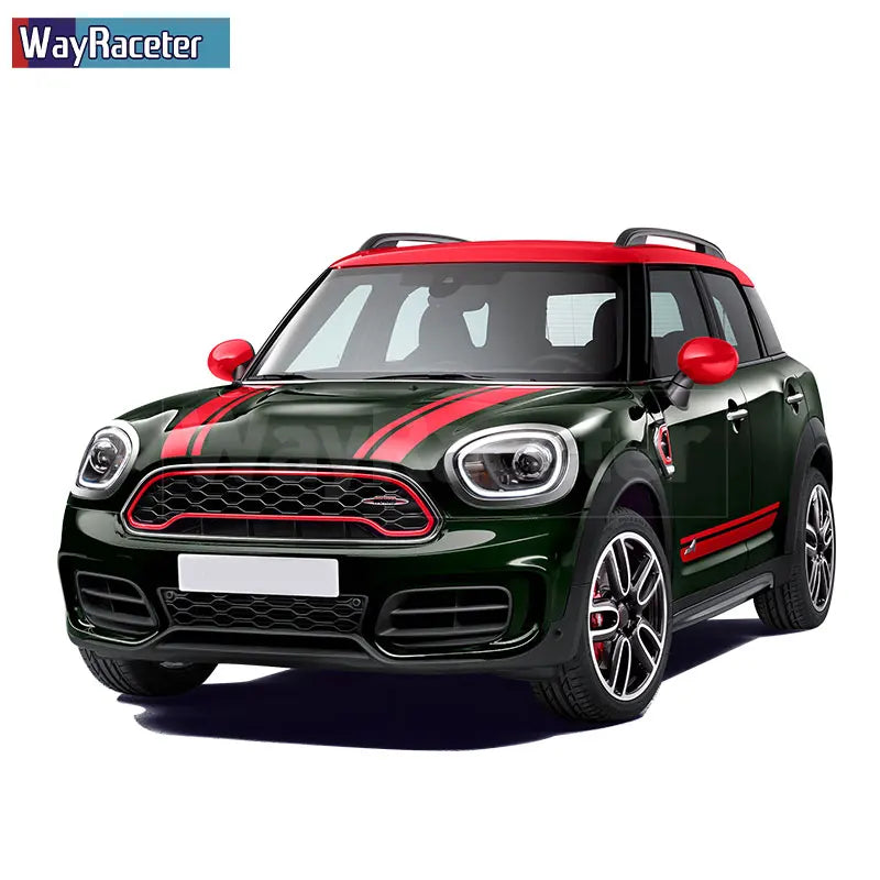 Door Side Stripes Sticker John Cooper Works Car Hood Bonnet Trunk Vinyl For MINI Countryman F60 ALL4 JCW 2017-On 2022 2023