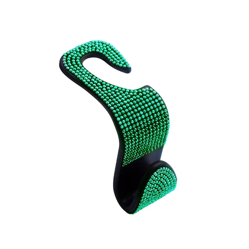 Rhinestone Car Seat Back Hook sparkling crystal design