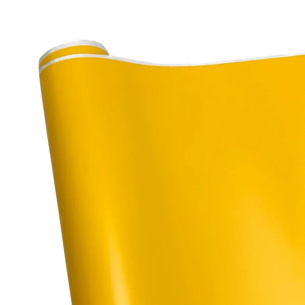 Car Vinyl Wrap Film DIY Car Stickers Yellow Matte Film Auto Body Decoration Scratch Resistant Waterproof Decal Auto Accessory