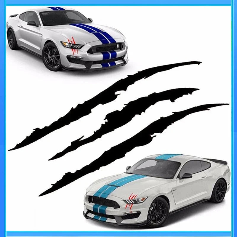Car Stickers Ghost Claw Car Hood Vinyl Sticker Creative Modification Reflective Stickers Devil Paw Scratches Car Decoration